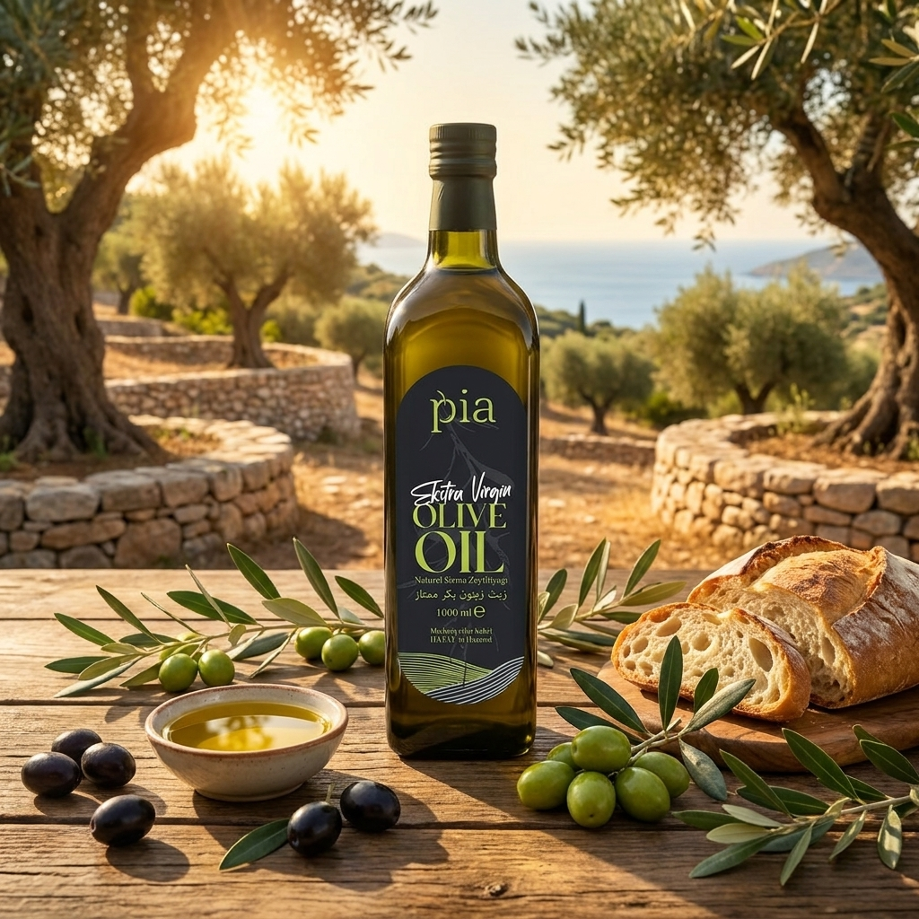 Ekstra Virgin Naturel Sızma Zeytinyağı 1 Litre