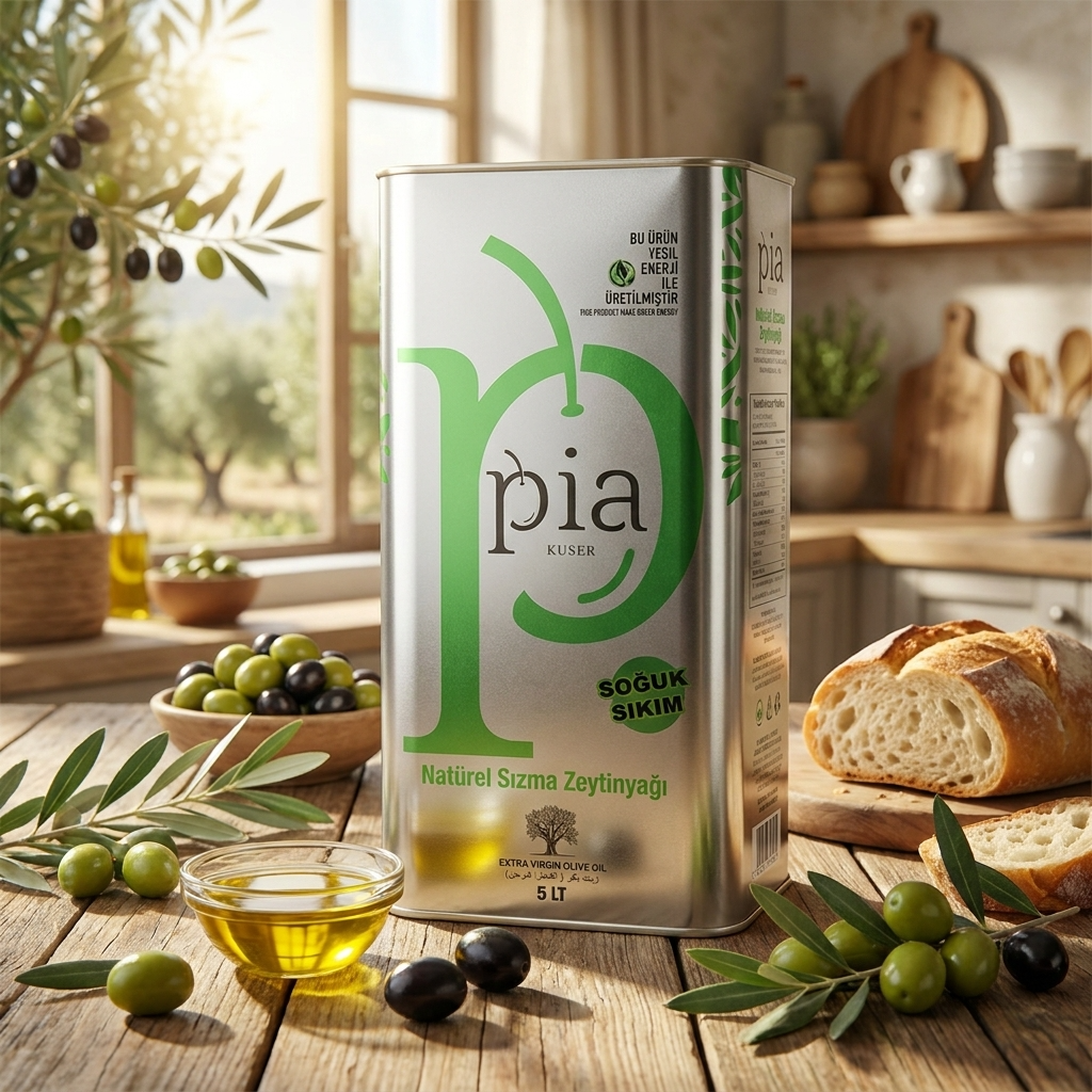 Ekstra Virgin Naturel Sızma Zeytinyağı 5 Litre